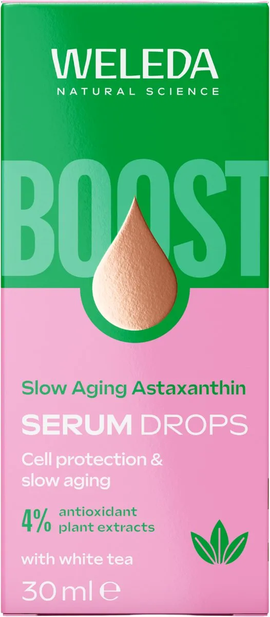 WELEDA Slow Aging Boost Serum Drops - Geeft Je Huid Een Anti-age Boost - Vertraagt Huidveroudering - Voedt Intensief & Ondersteunt Huidbarrière - 100% Natuurlijke Ingrediënten - 30 ml