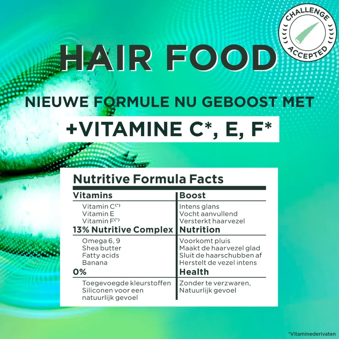 Garnier Fructis Hair Food Aloë Vera Haarmasker 3-in-1 - 6x400ml