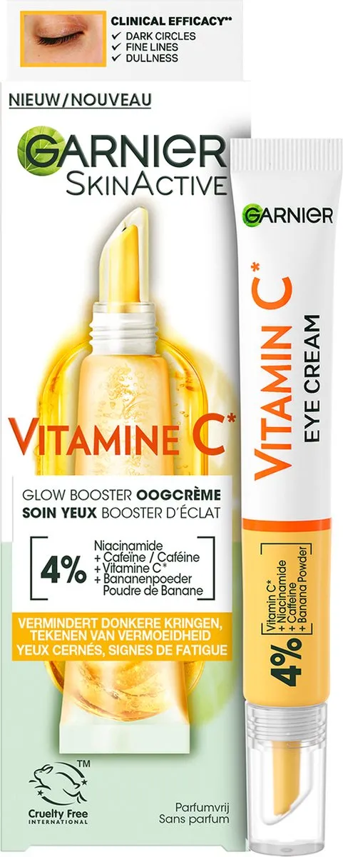 Garnier SkinActive Glow Booster Oogcrème Vitamine C 15ml