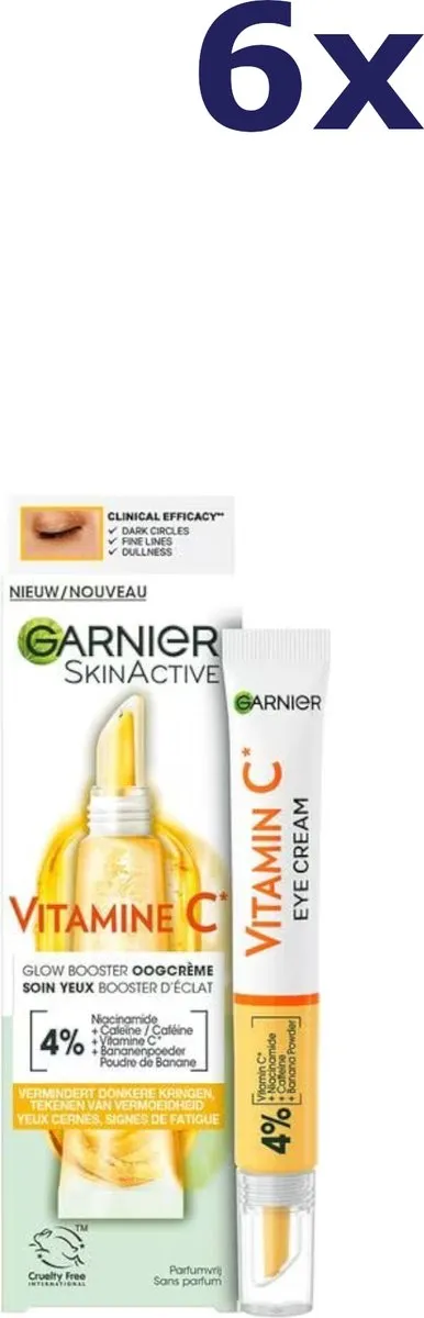 Garnier SkinActive Vitamine C Glowbooster Oogcrème - 6x15ml