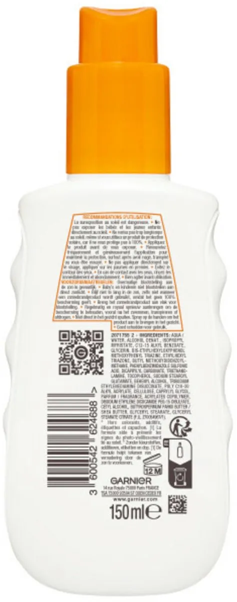 Garnier Ambre Solaire Hydra 24 Protect Zonnebrandspray SPF 50