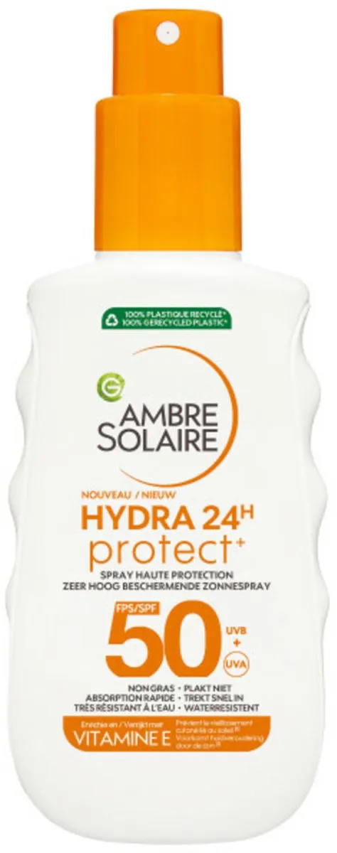 Garnier Ambre Solaire Hydra 24 Protect Zonnebrandspray SPF 50 - 3x150ml