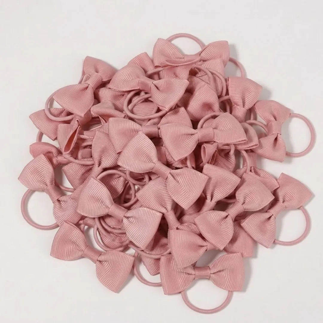 NuveX Roze Strikhaarbandjes Set