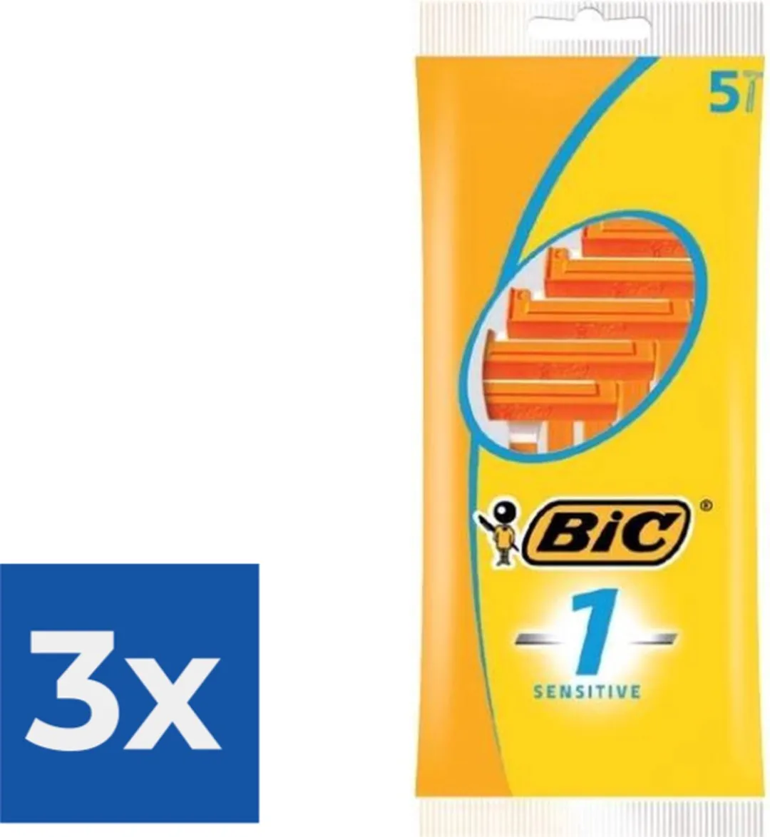 Bic 1 Sensitive Wegwerpscheermesjes