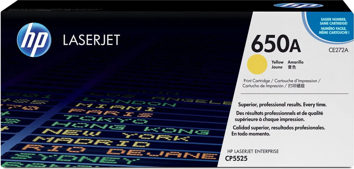 HP 650A Tonercartridge Geel - 15.000 pagina's