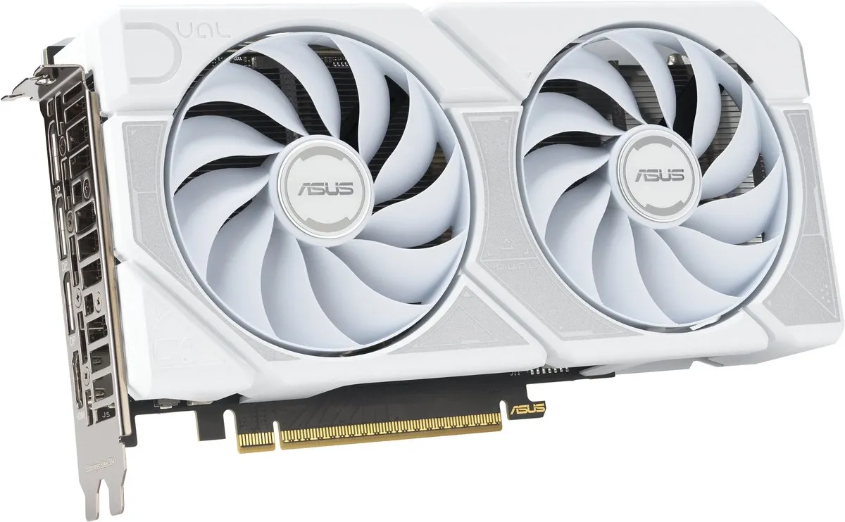 ASUS Dual RTX5060TI-O8G-WHITE GeForce RTX 5060 Ti 8GB - Wit