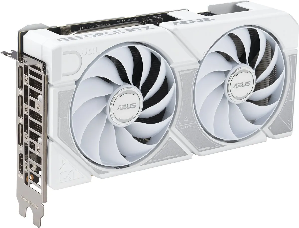 ASUS Dual RTX5060TI-O8G-WHITE GeForce RTX 5060 Ti 8GB - Wit