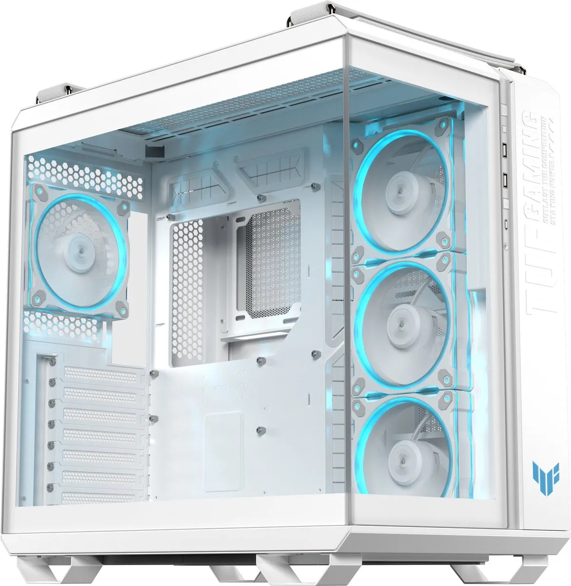 ASUS TUF Gaming GT502 Horizon TG ARGB Midi Tower - Wit