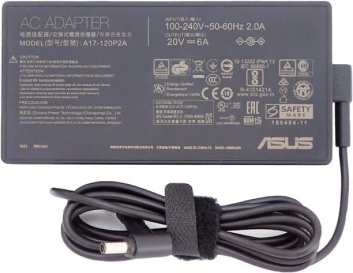 ASUS A17-120P2A Adapter 120W - Zwart