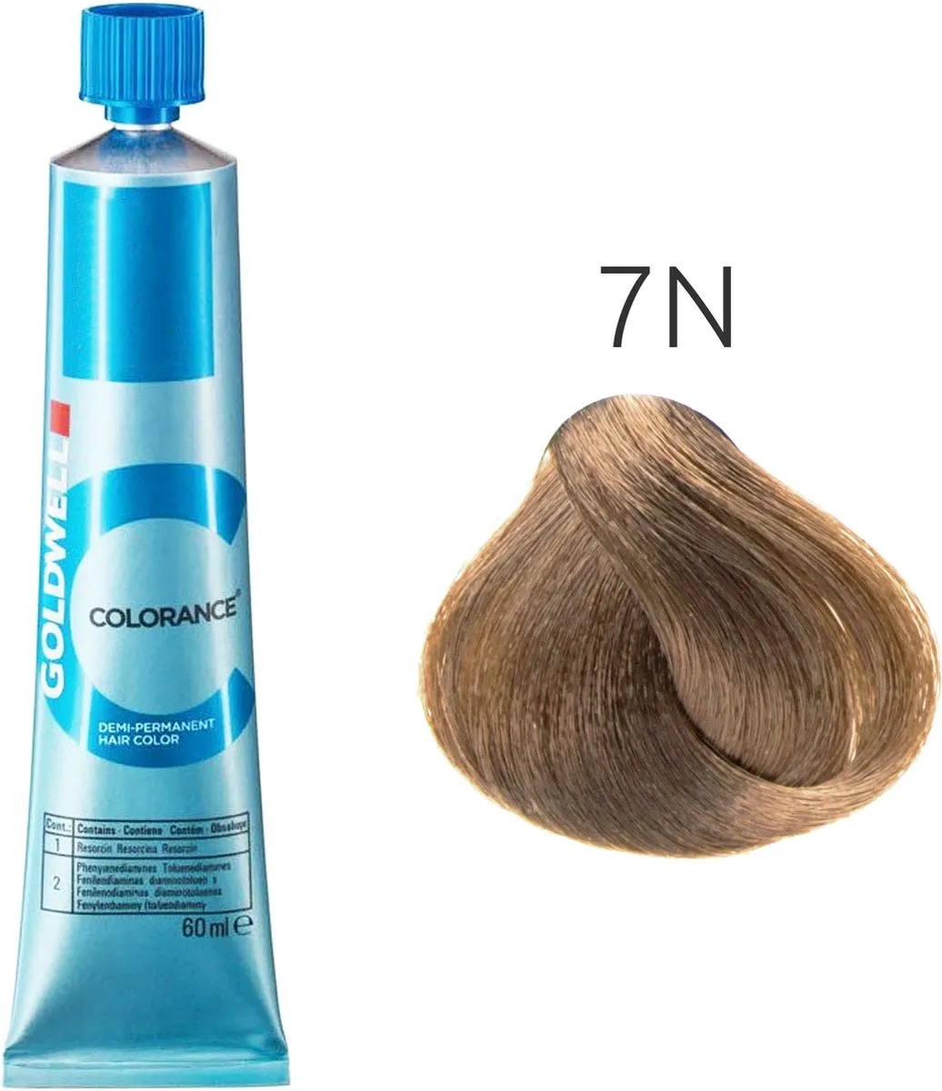 Goldwell Colorance Color Tube 7-N Mid Blonde 60ml