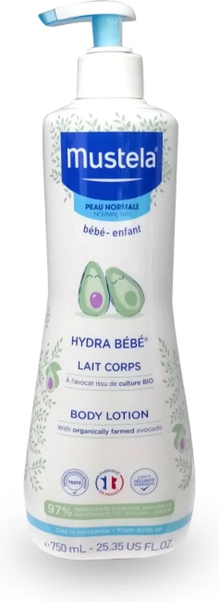 Mustela Hydra Body Milk 750ml