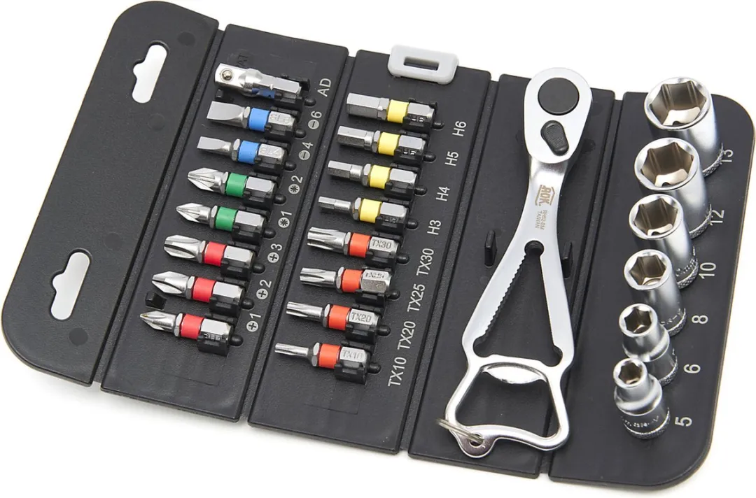 HBM AOK 23 Doppenset & Bitset ¼"