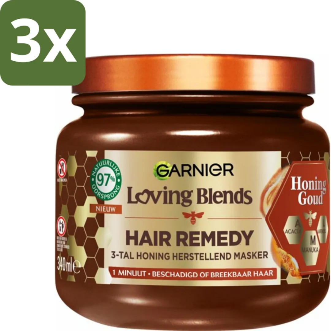 Garnier Loving Blends Honing Goud Haarmasker 340ml