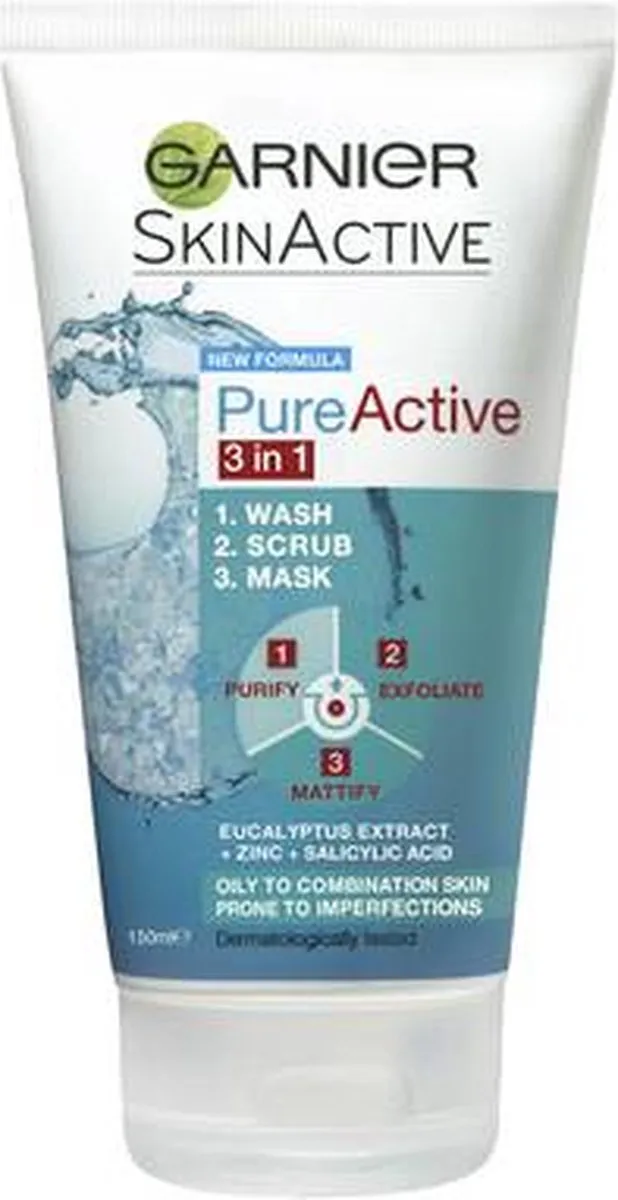 Garnier Pure Active Gezichtsreinigingsgel 150ml