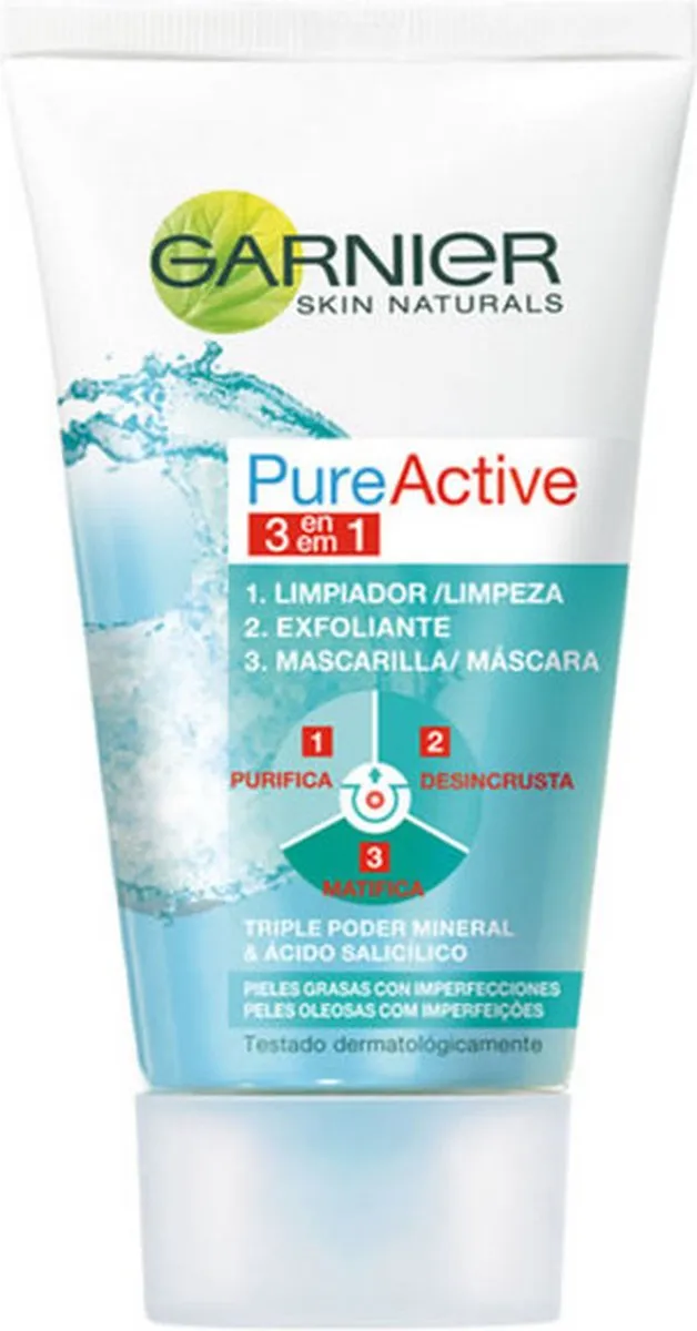 Garnier Pure Active Gezichtsreinigingsgel 150ml