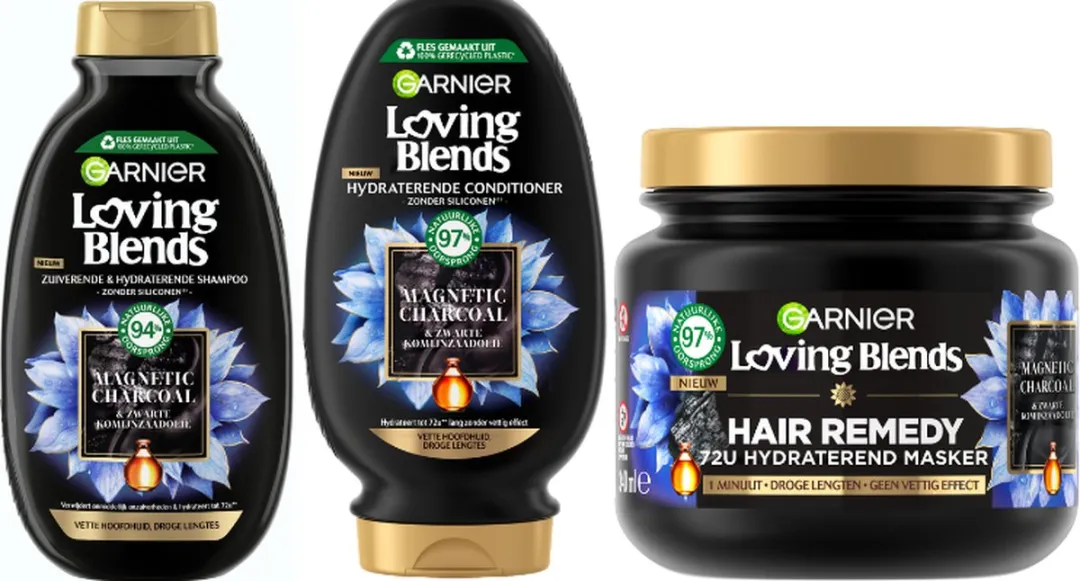 Garnier Loving Blends Magnetic Charcoal Set