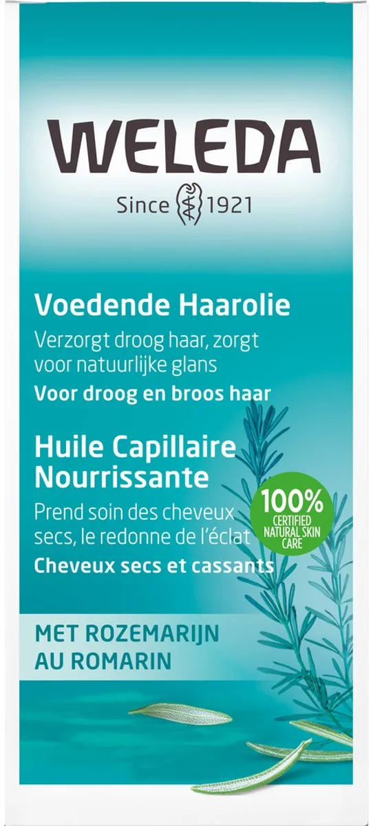 Weleda Rozemarijn Haarolie 50ml - Versterkt Glans