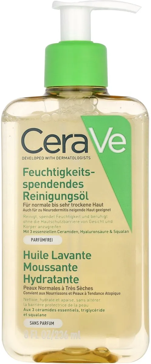 CeraVe Hydraterende Schuimende Reinigingsolie 236ml - afbeelding 6 van 6