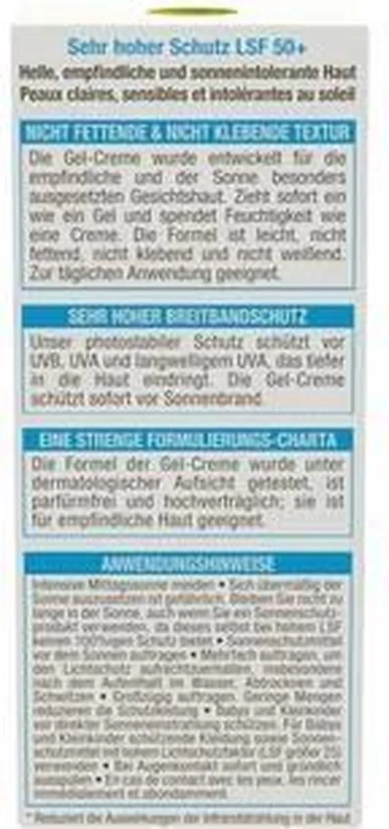 Garnier Ambre Solaire Zonnebrandgel Gezicht 50ml