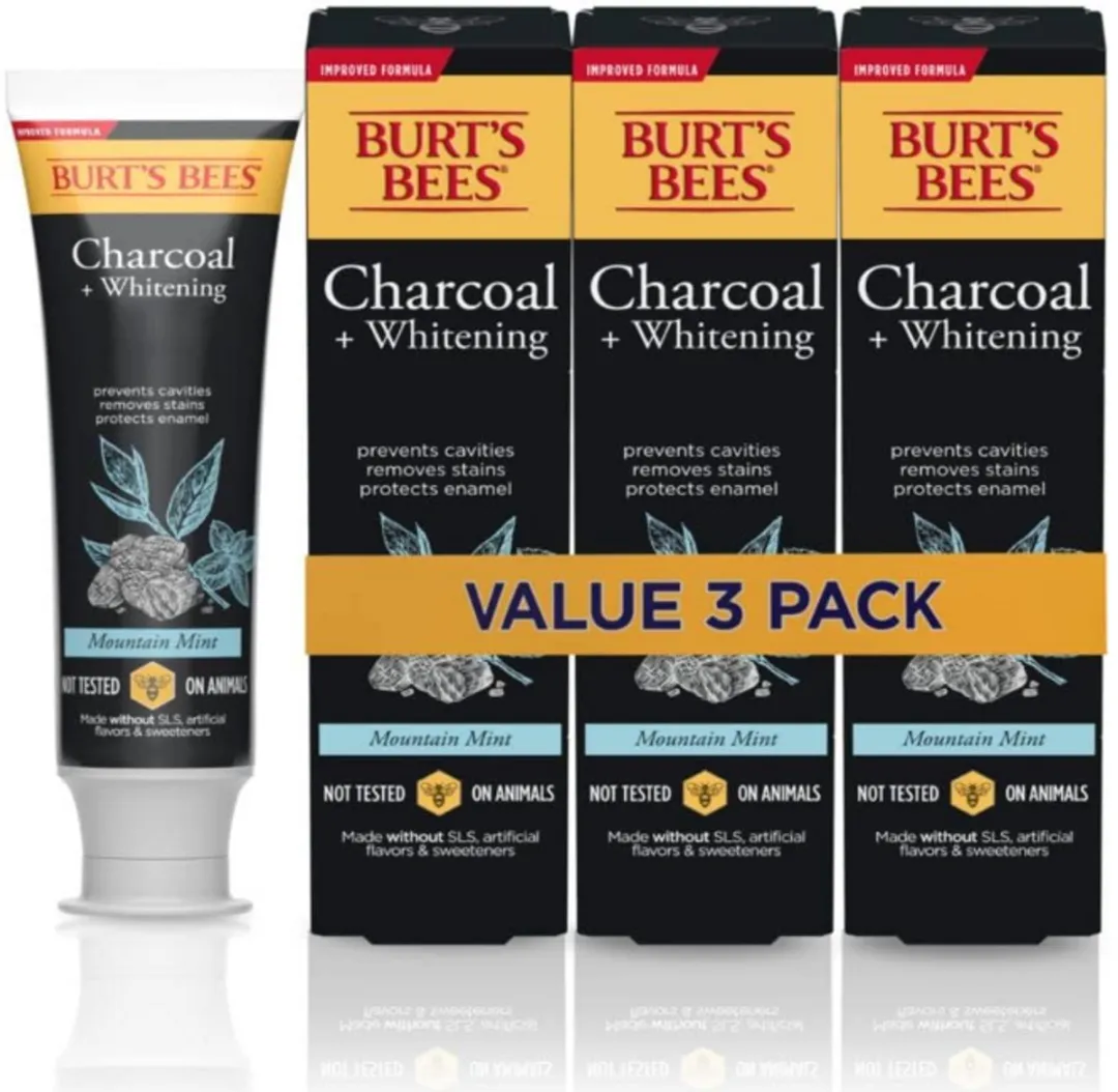 Burt's Bees Natuurlijke Whitening Tandpasta Charcoal 133g