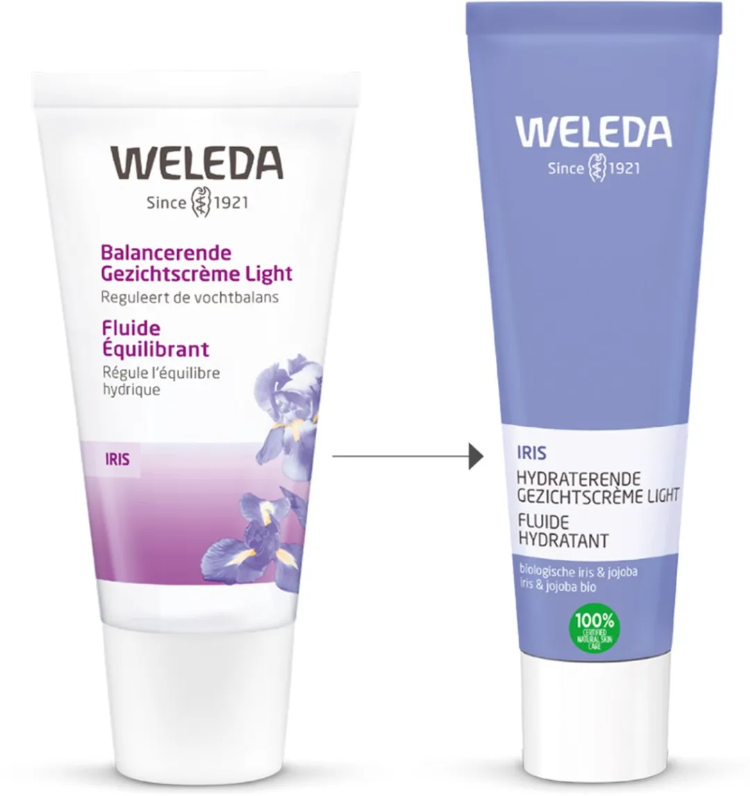 Weleda Iris Hydraterende Gezichtscrème Light 30ml - afbeelding 6 van 6