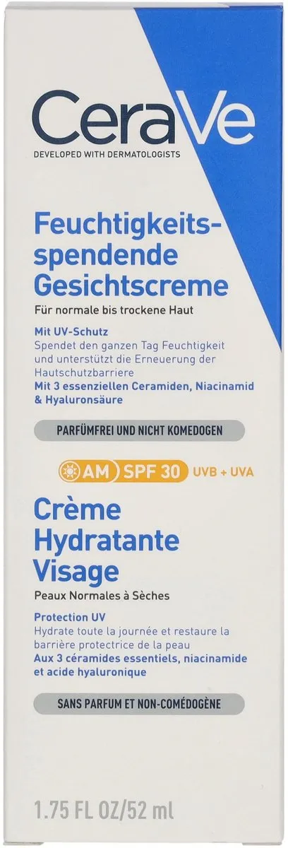 CeraVe Hydraterende Gezichtscrème SPF30 - 52ml