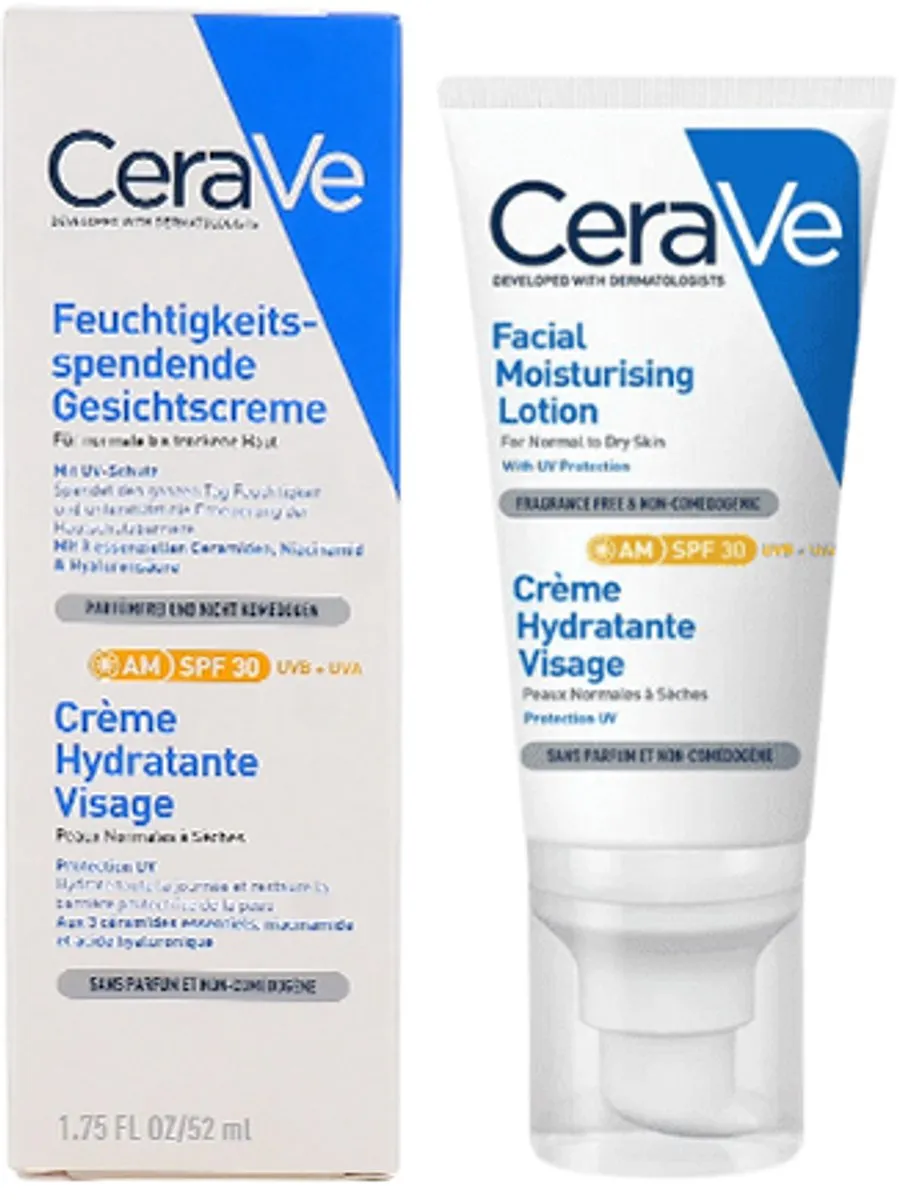 CeraVe Hydraterende Gezichtscrème SPF30 - 52ml