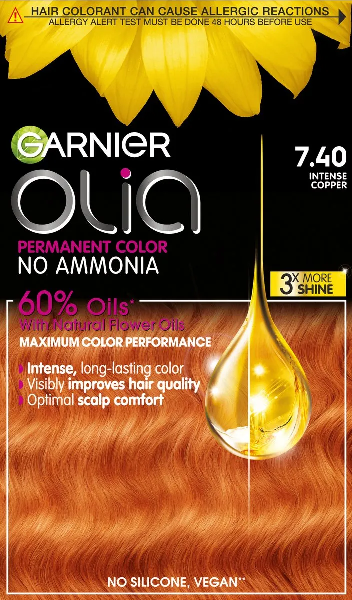 Garnier Olia Intens Koper 7.40 Haarverf - 232g