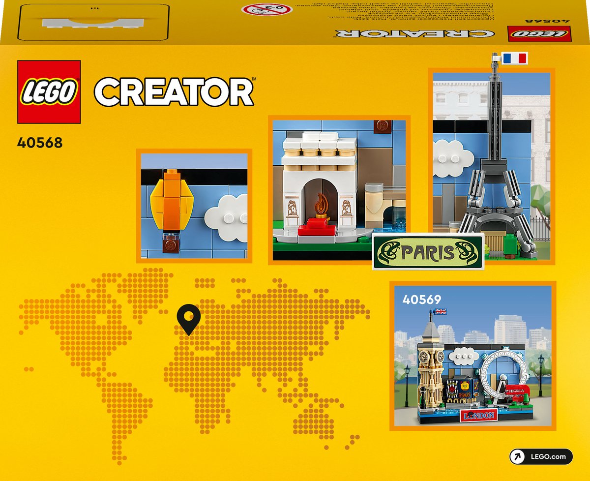 Lego Creator - Ansichtkaart van Parijs - 40568