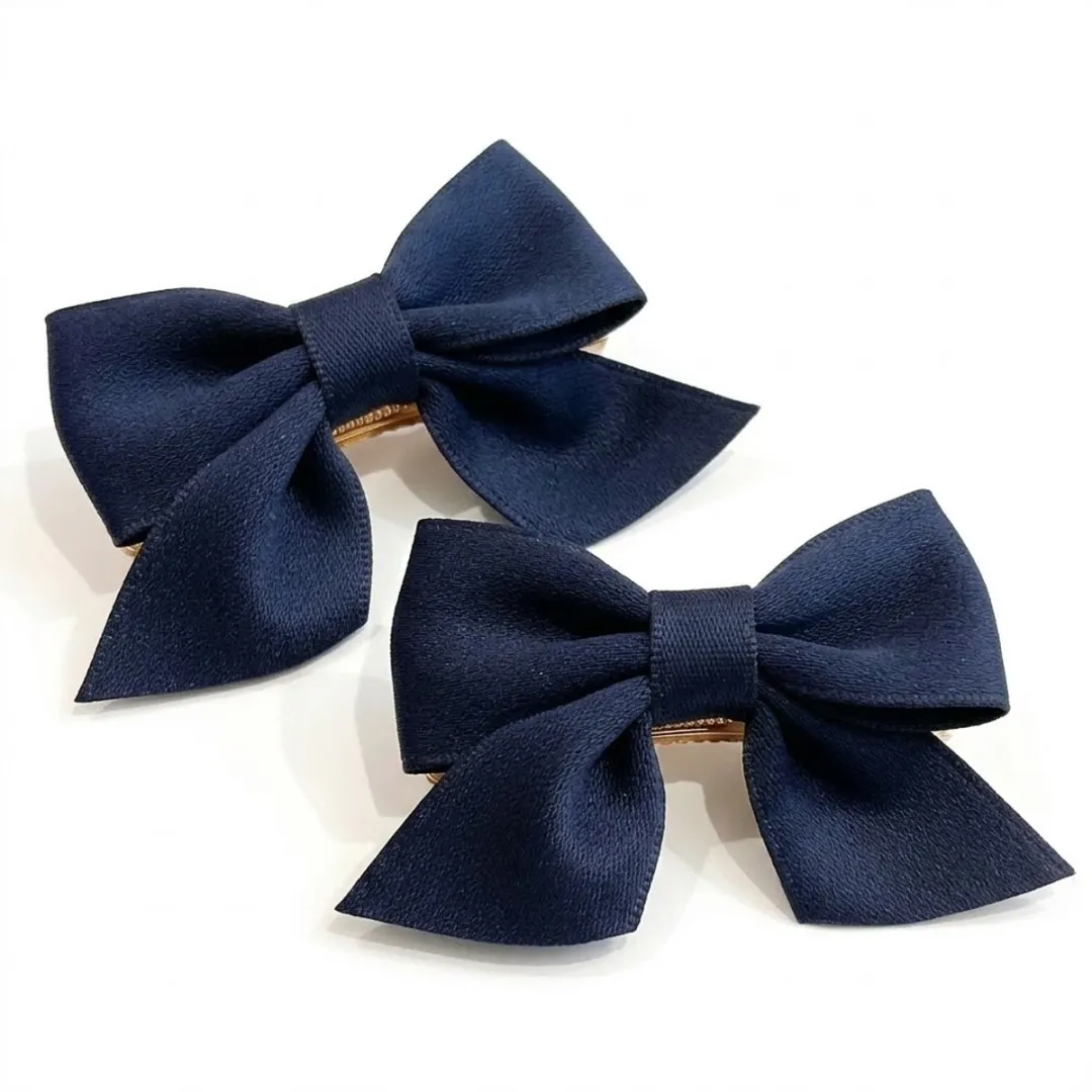 NuveX Donkerblauw Strik Haaraccessoires