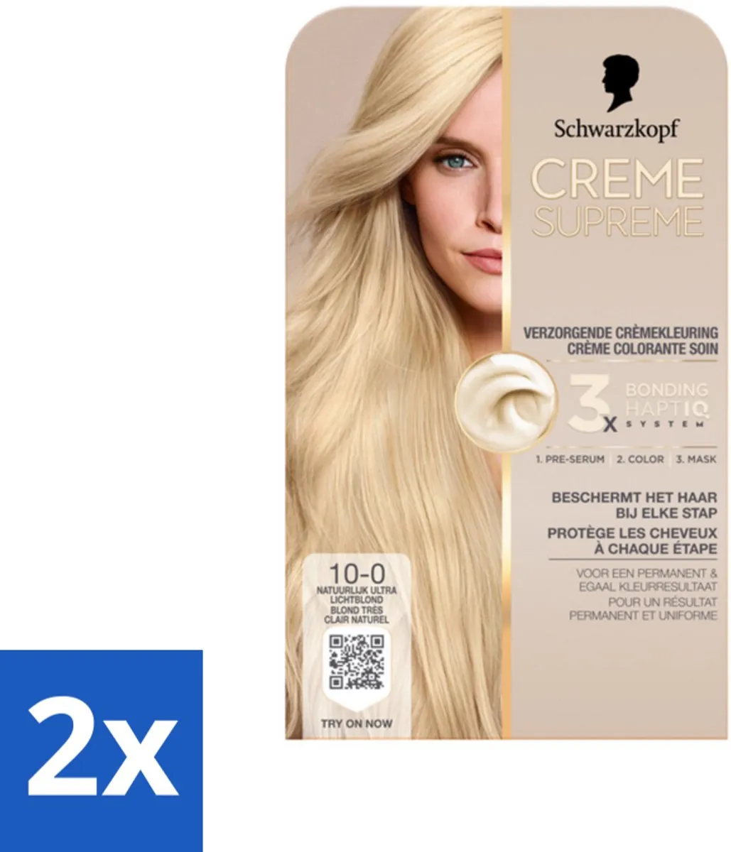 Schwarzkopf Creme Supreme 10-0 Haarkleuring 490g
