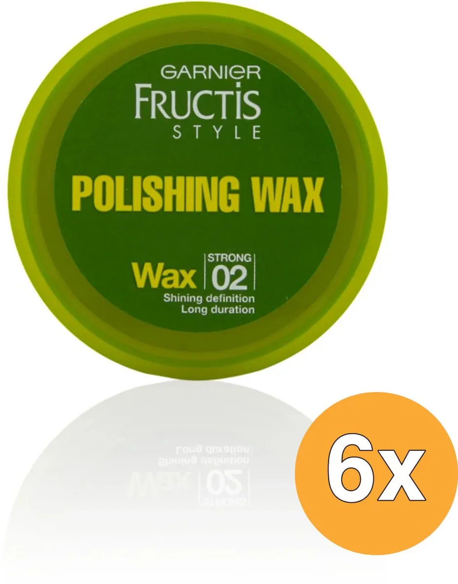Garnier Fructis Style Brillance Haarwax Strong 6x75ml