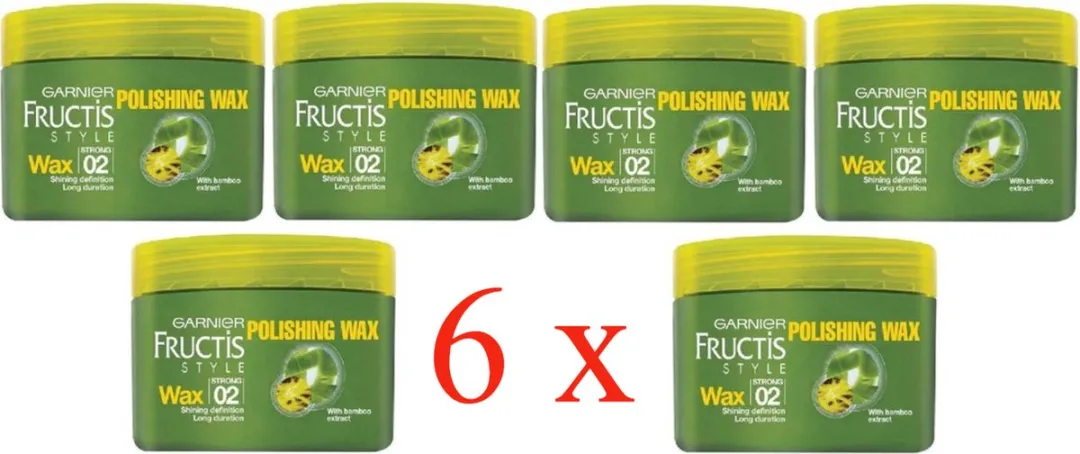 Garnier Fructis Style Brillance Haarwax Strong 6x75ml