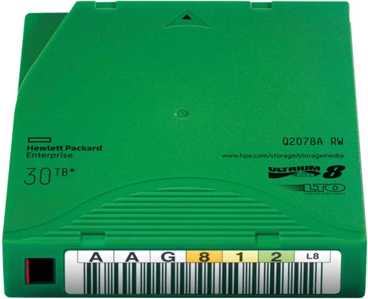 HP LTO-8 Q2078A Tape - 12TB/30TB