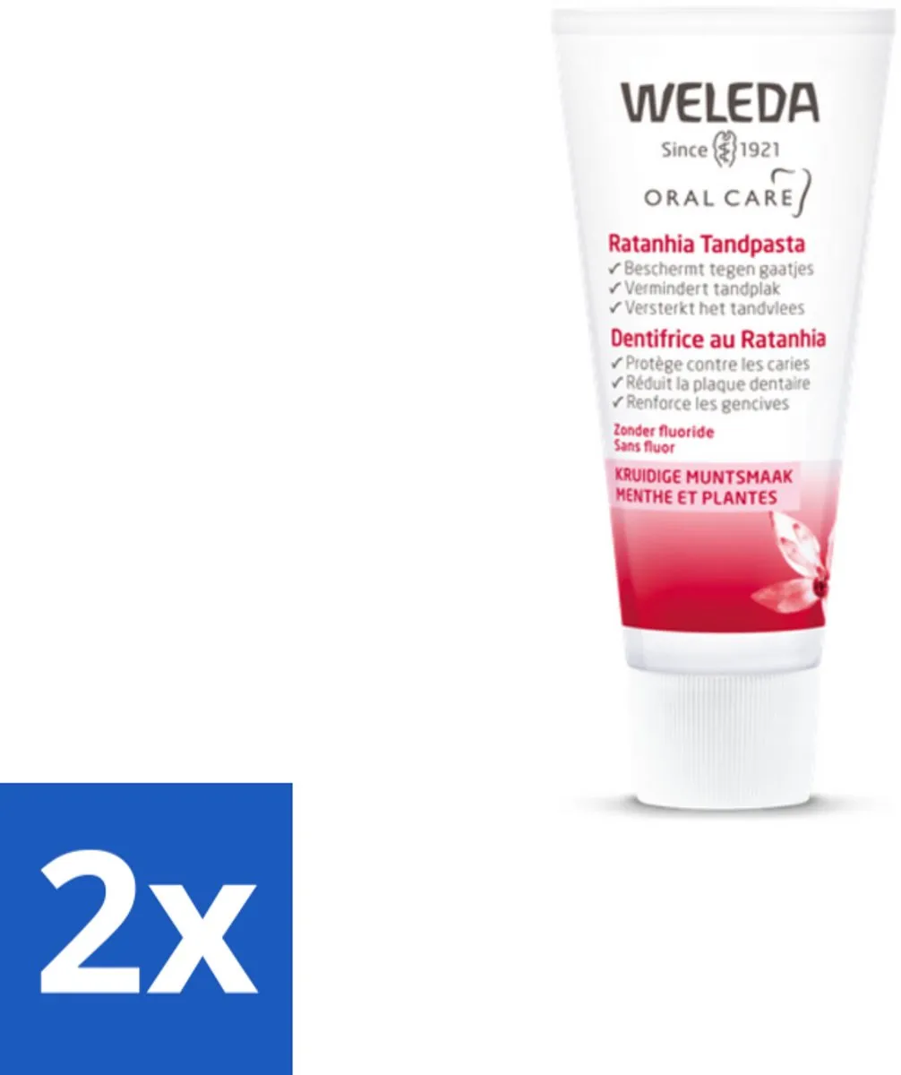 Weleda Ratanhia Tandpasta Fluoridevrij