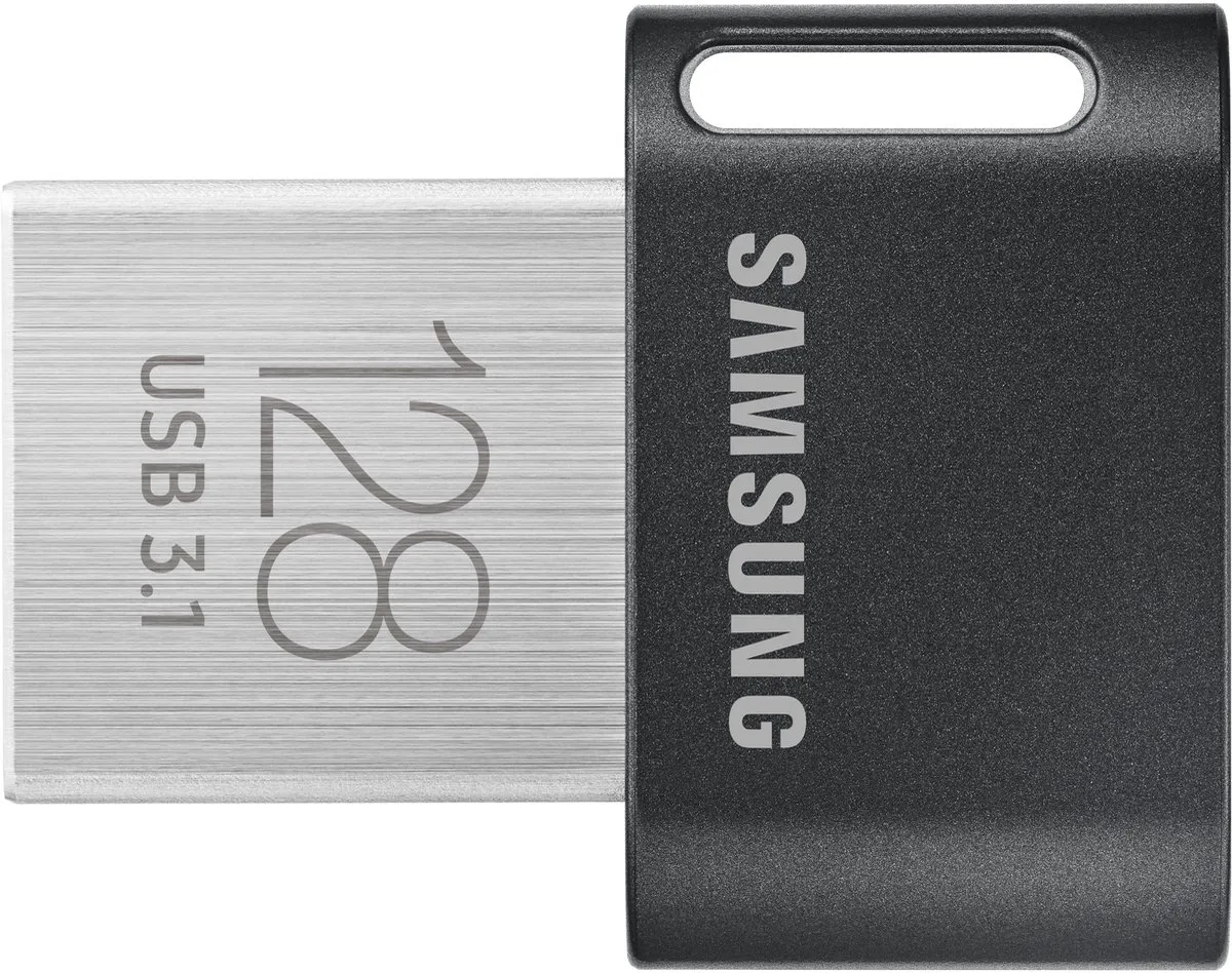 Samsung FIT Plus MUF-128AB/APC USB-stick 128GB - Zwart - afbeelding 6 van 6