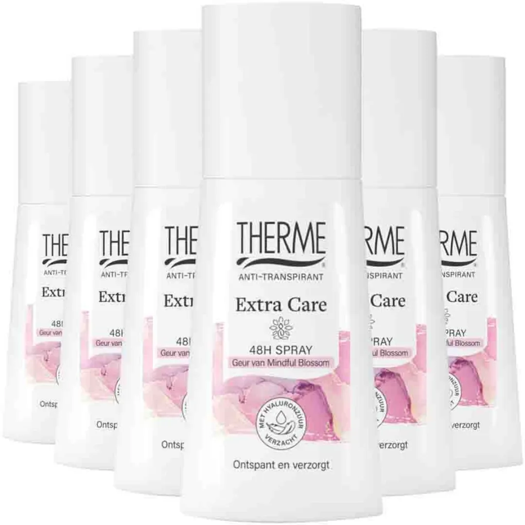Therme Deodorant Spray Mindful Blossom - 6x75ml