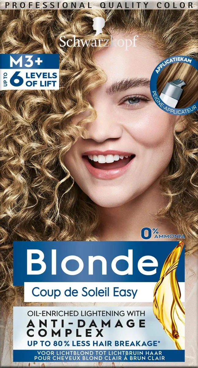 Schwarzkopf Blonde M3+ Coupe de Soleil Easy - 3x220ml - Bruin