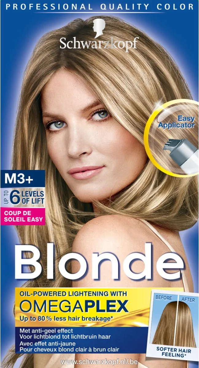 Schwarzkopf Blonde M3+ Coupe de Soleil Easy - 3x220ml - Bruin