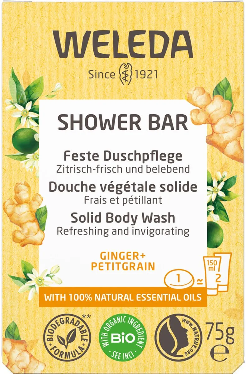 Weleda Shower Bar Gember 75g