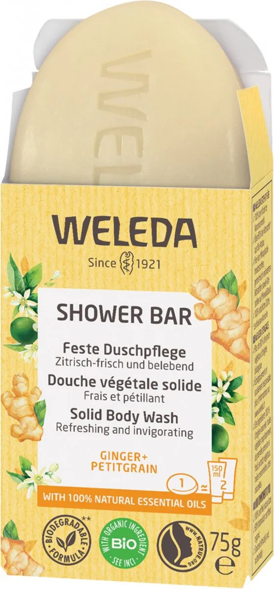 Weleda Shower Bar Gember 75g
