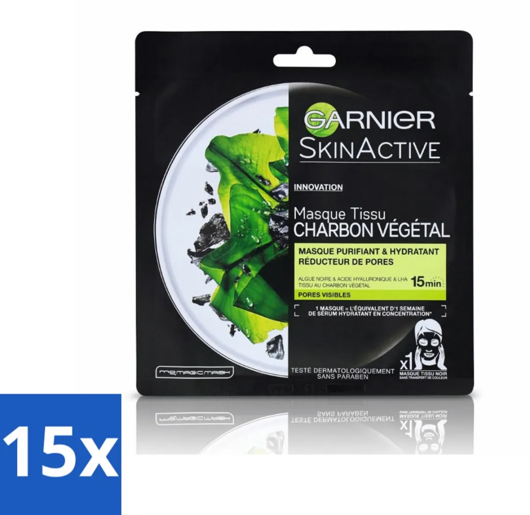 Garnier SkinActive Charcoal Gezichtsmaskers
