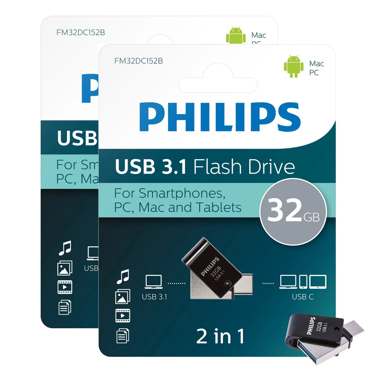 Philips FM32DC152B USB Stick 32GB