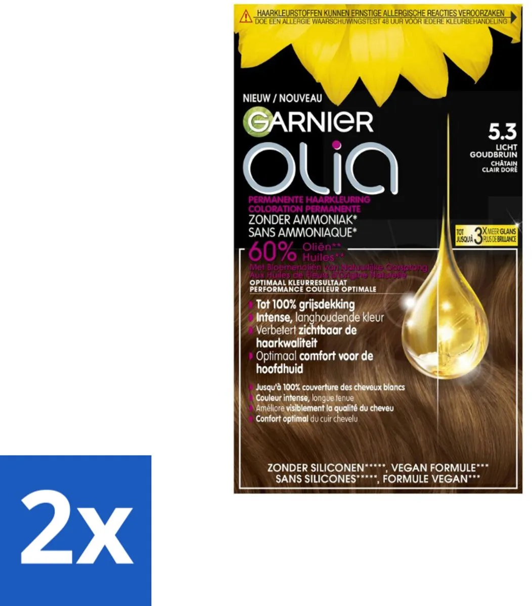 Garnier Olia 5.3 Licht Goudbruin Haarkleuring
