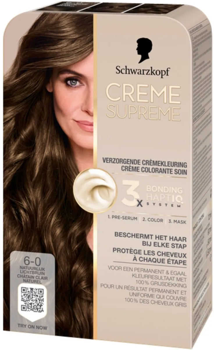 Schwarzkopf Crème Supreme 6-0 Haarkleuring 245g