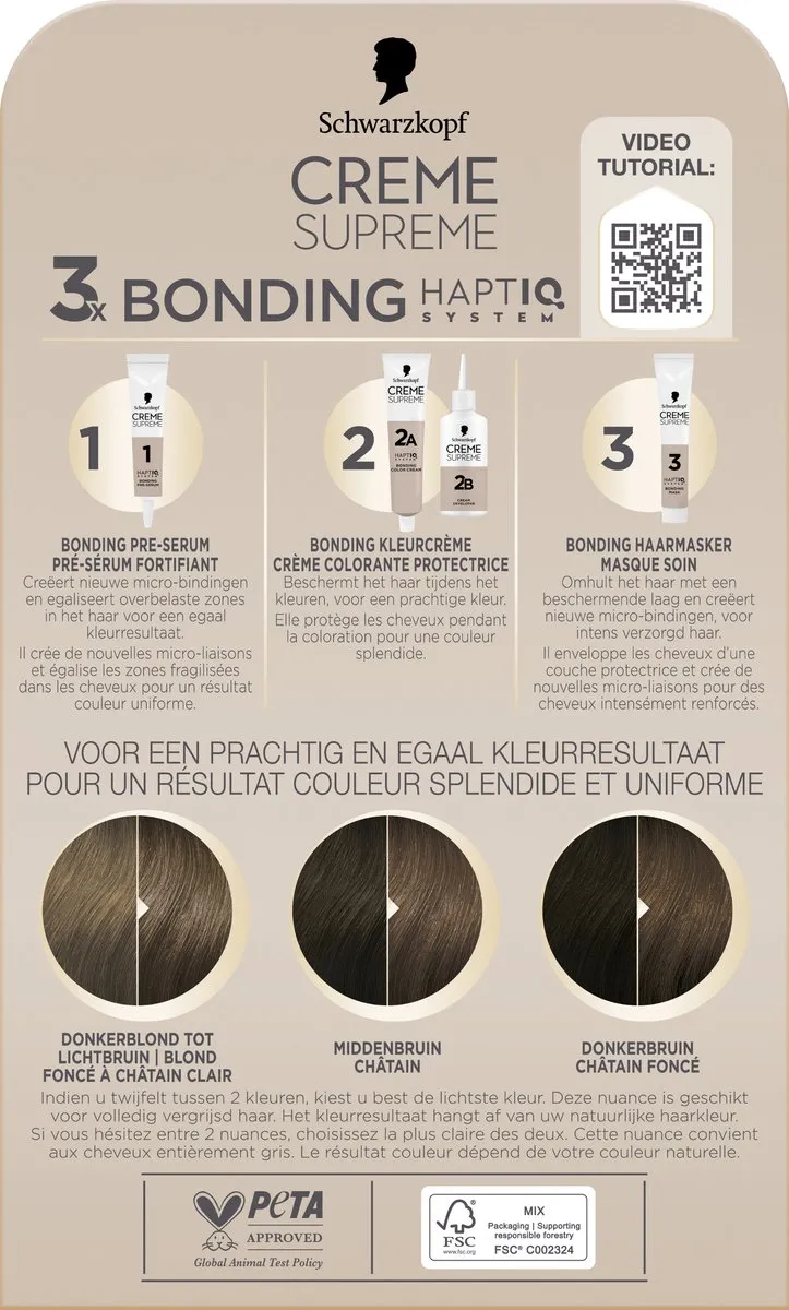 Schwarzkopf Crème Supreme 6-0 Haarkleuring 245g