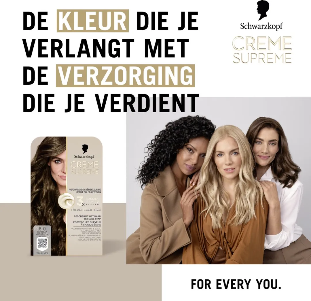 Schwarzkopf Crème Supreme 6-0 Haarkleuring 245g