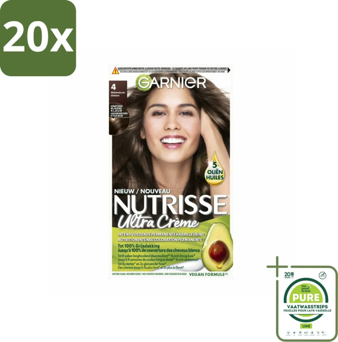 Garnier Nutrisse Ultra Crème Haarkleuring Middenbruin