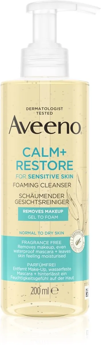 Aveeno Calm + Restore Gezichtsreiniger 200ml