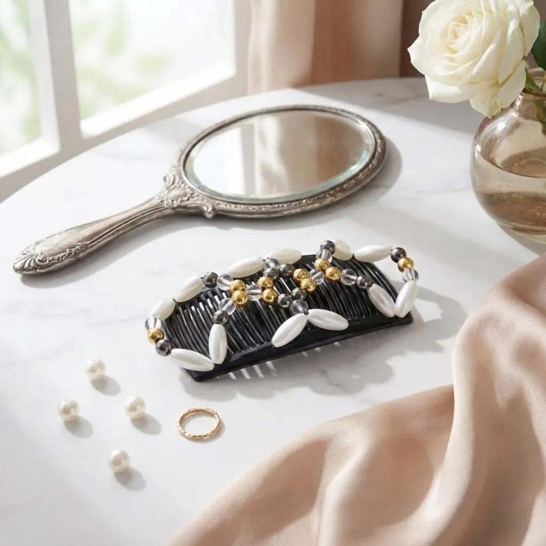 NuveX Magic Hair Clip - Wit Goud Zilver - 1 Stuk